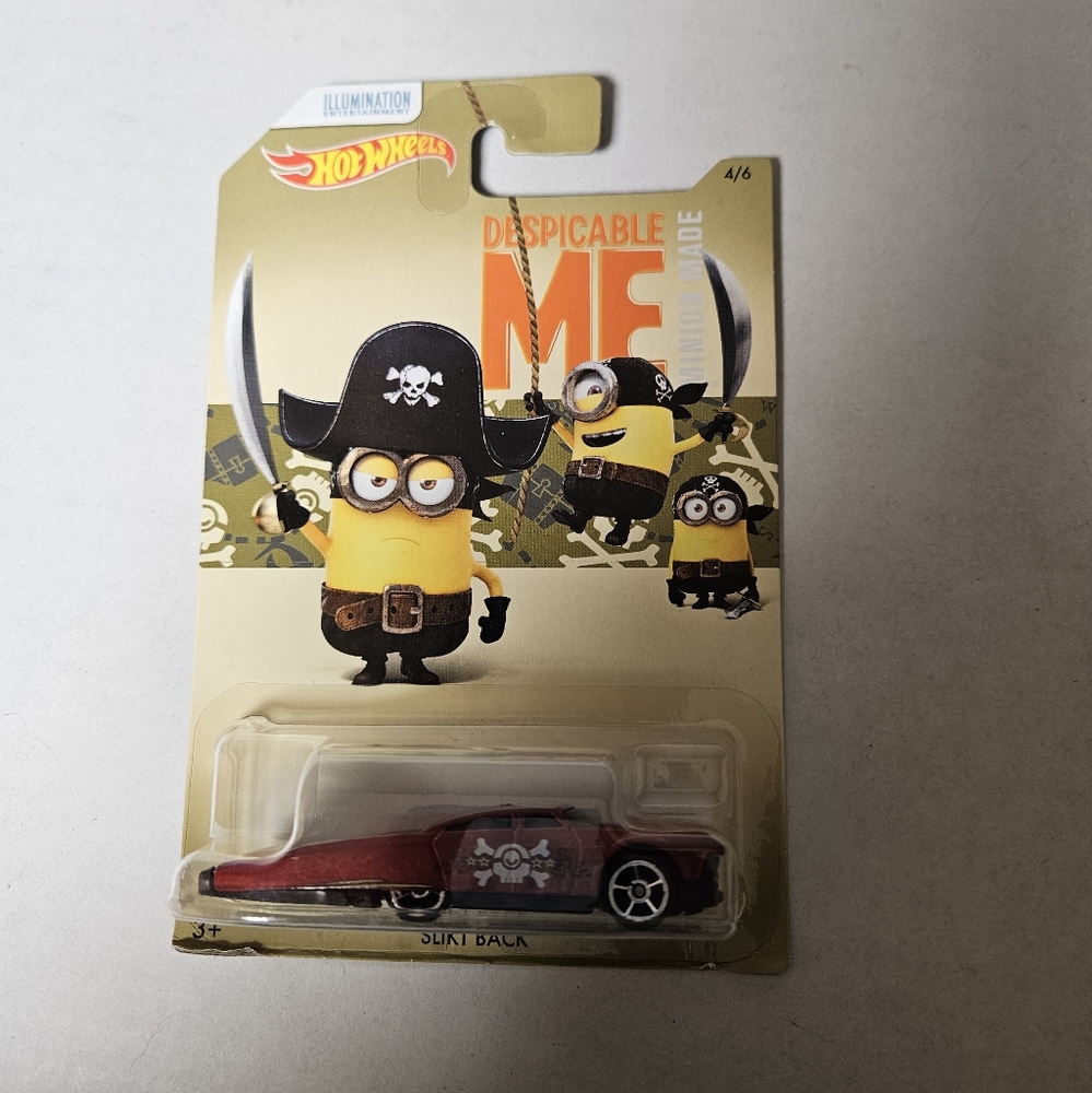 Hot Wheels 2017 Despicable ME #4/6 Slikt‎ Back 1:64 Scale Diecast